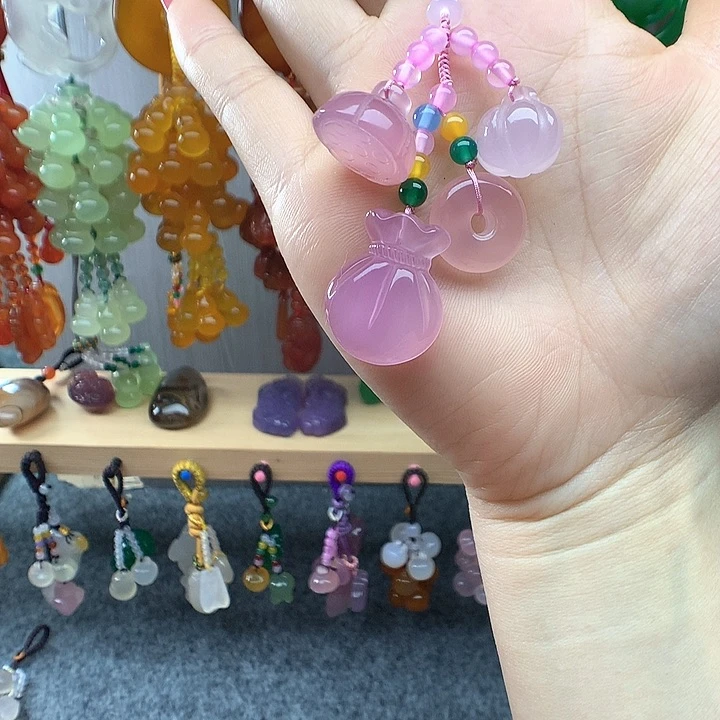 玛瑙/玉髓未镶嵌吊坠(不含链)