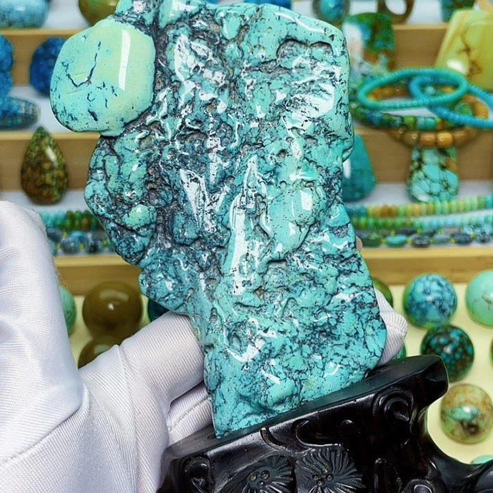绿松石珠宝奇石未镶嵌