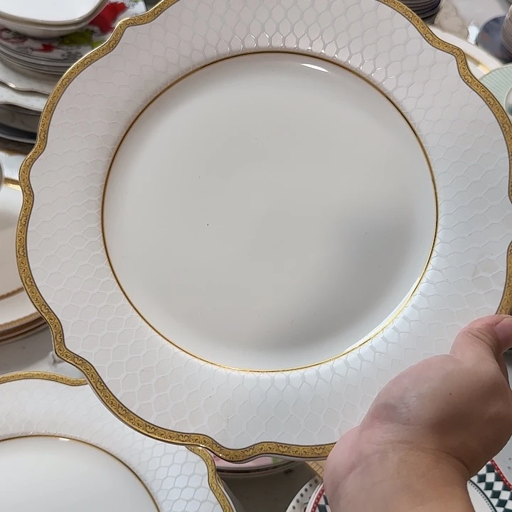 瓷10.5寸牛排盘拍一发二均价17.5米
