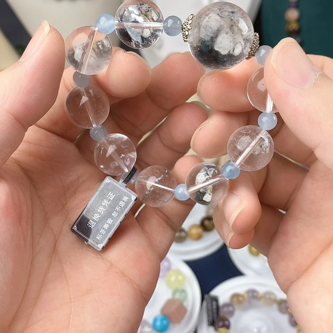 银S925镶嵌手链水晶