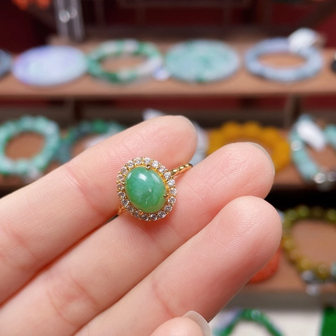 翡翠未镶嵌手链饰品