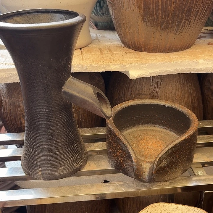 粗陶口径13/25，15/8进水口1.6厘米微瑕