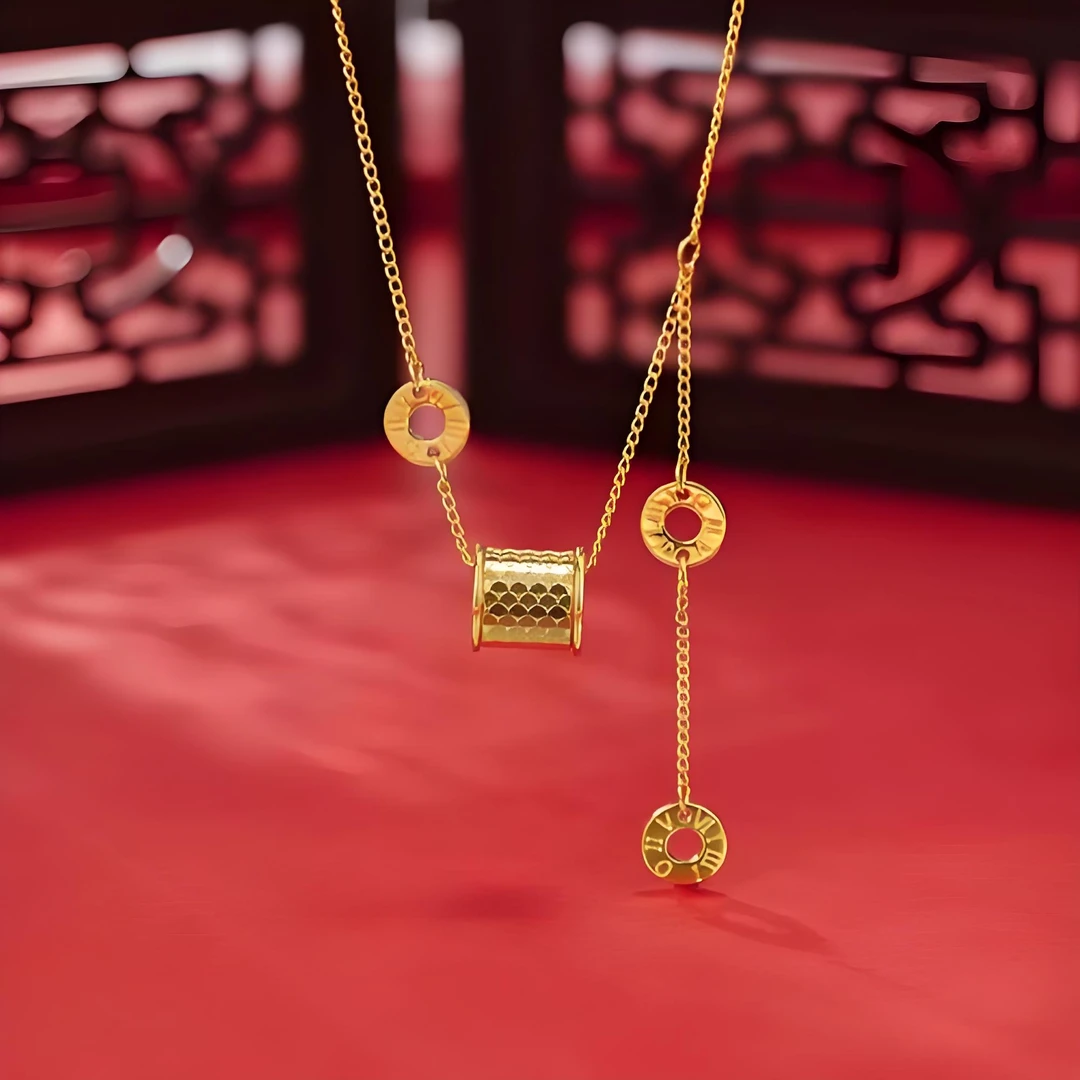 金福汇--碎冰冰小蛮腰项链c144 KQ