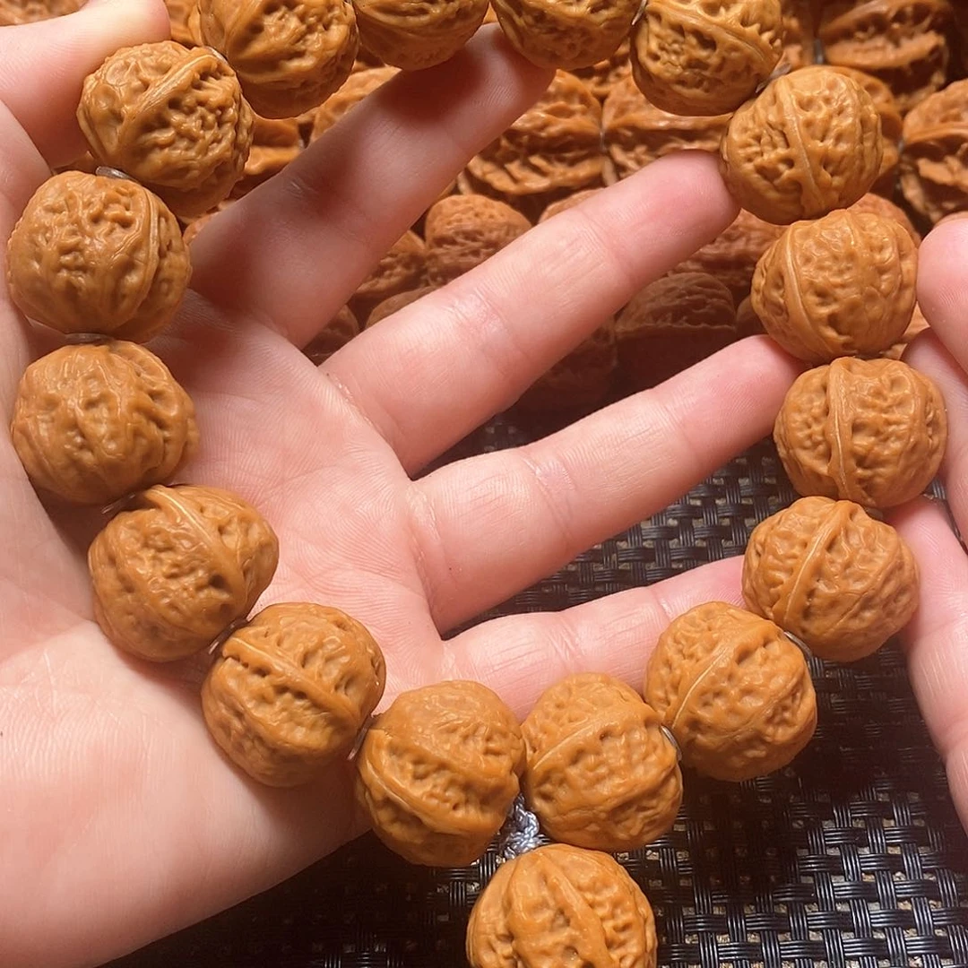 文玩核桃手串粗筋元宝