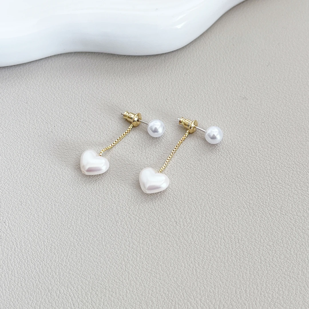 铜合金耳饰 芽怼怼(高高) 耳钉 3668