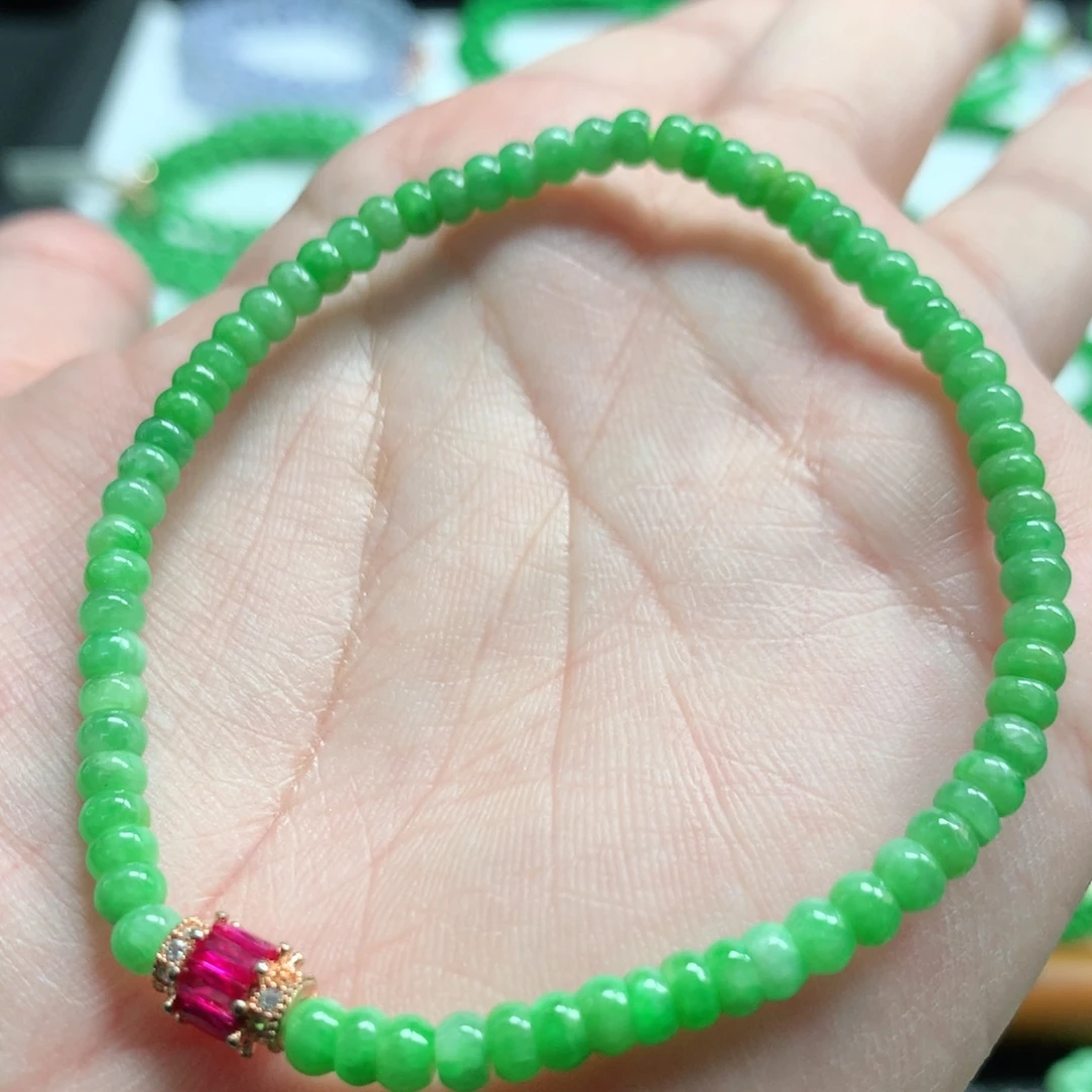 翡翠未镶嵌手链翡翠