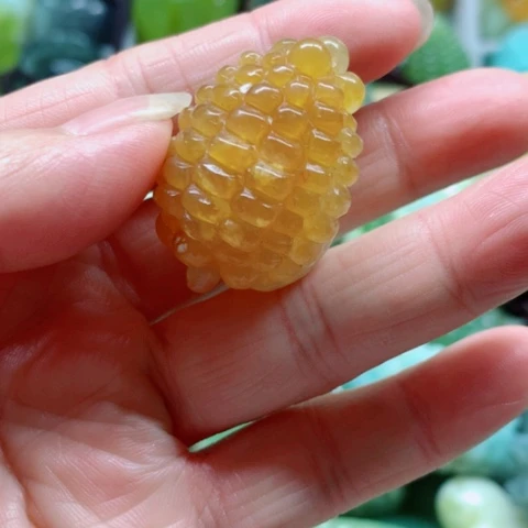 蛇纹石玉未镶嵌手把件