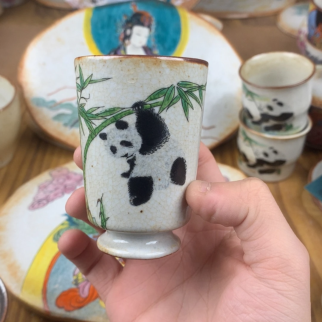 荷***清杯景德镇陶瓷手作