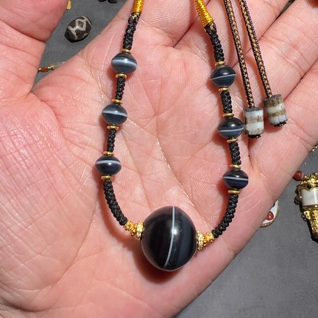 玛瑙/玉髓未镶嵌颈饰