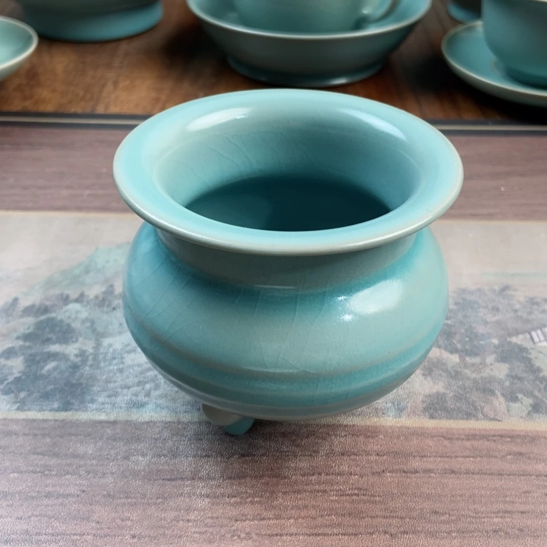 摆件瓷原产地原矿汝瓷～茶器
