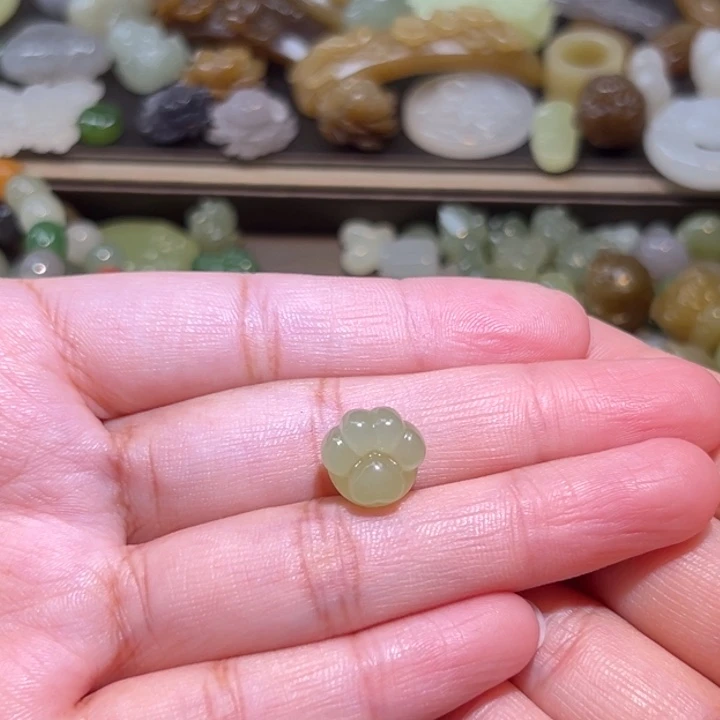 花***语未镶嵌和田玉珠宝半成品