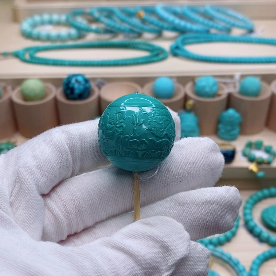 绿松石珠宝奇石未镶嵌