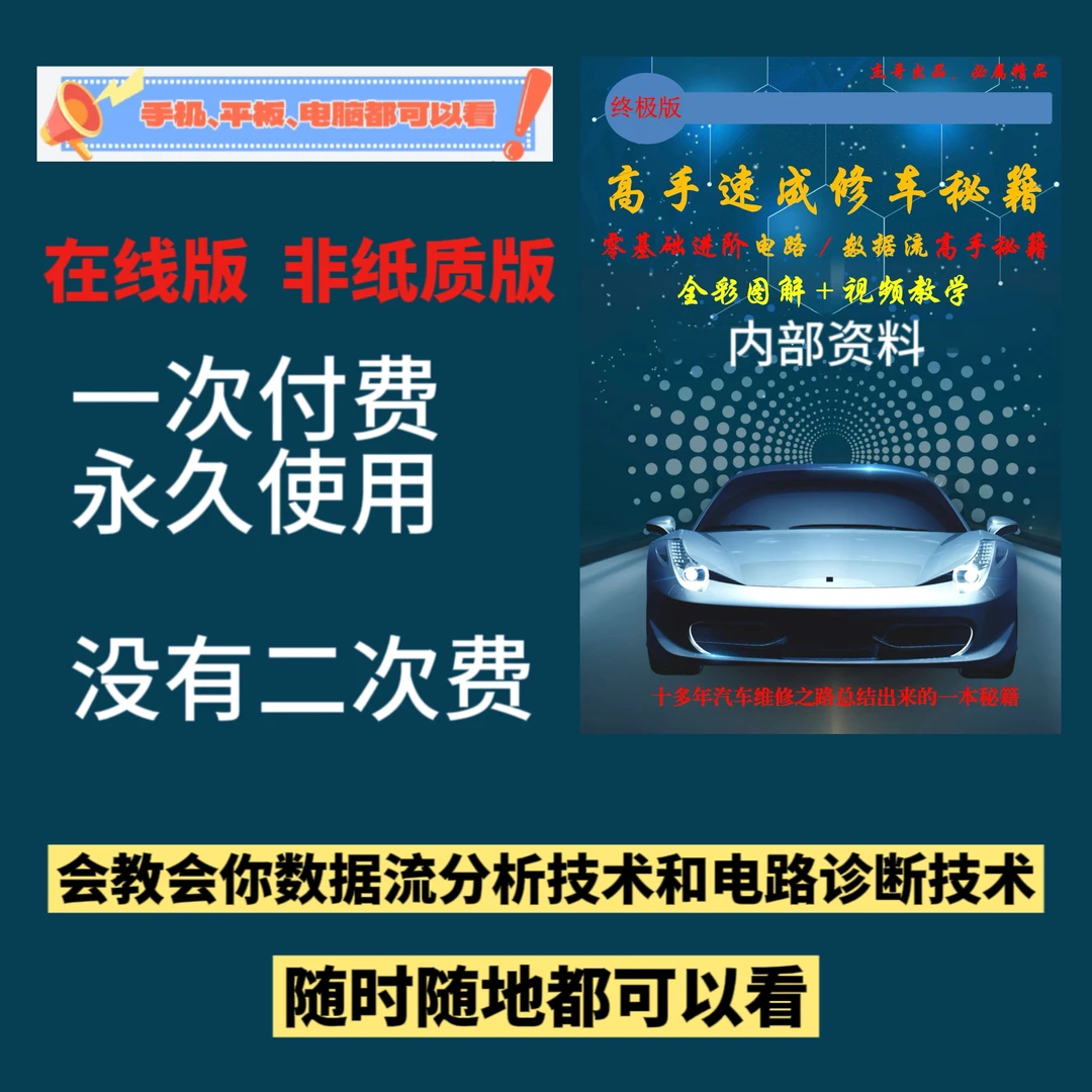 高手速成修车秘籍 电子版知识库 (下单后直接联系店铺客服开通)