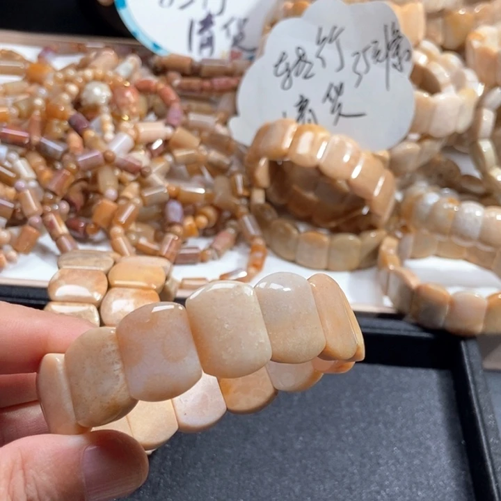 硅化珊瑚（珊瑚玉）未镶嵌颈饰