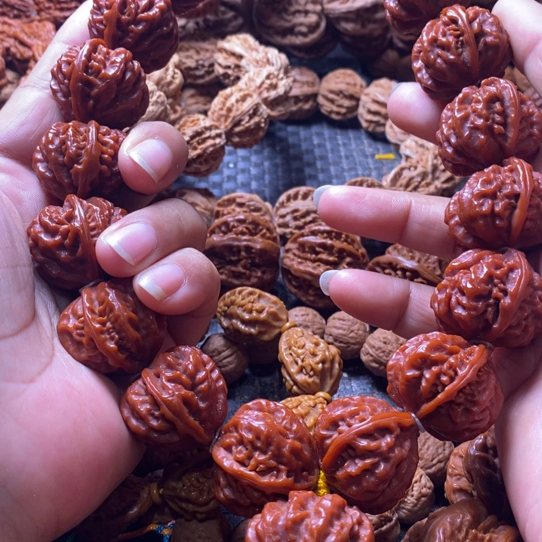 吊坠文玩核桃粗筋爱心