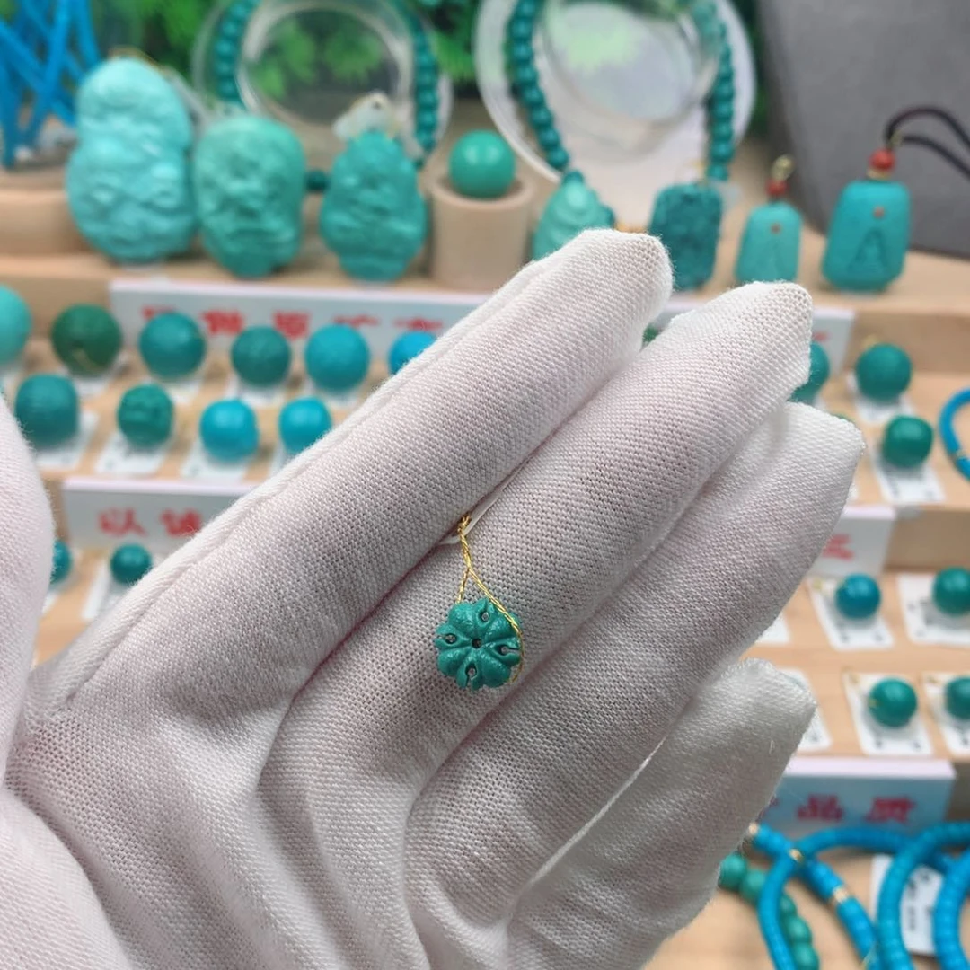 绿松石未镶嵌配饰9.7