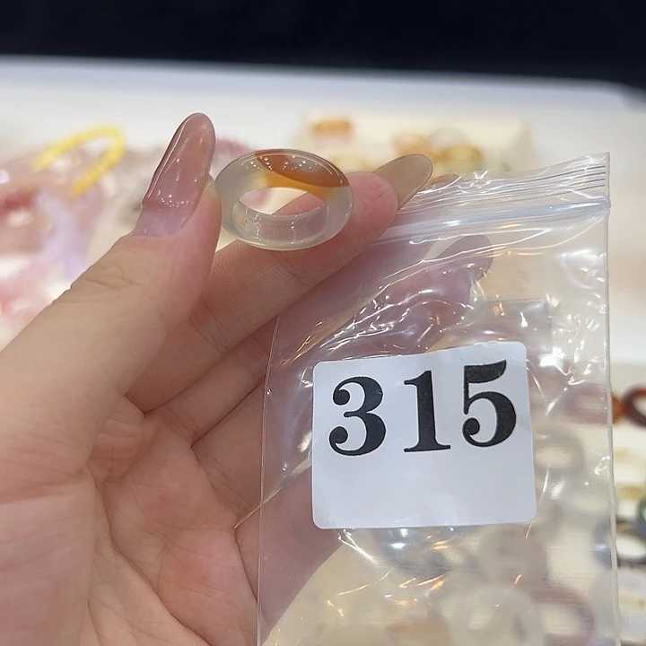 合金戒指玛瑙/玉髓315港15