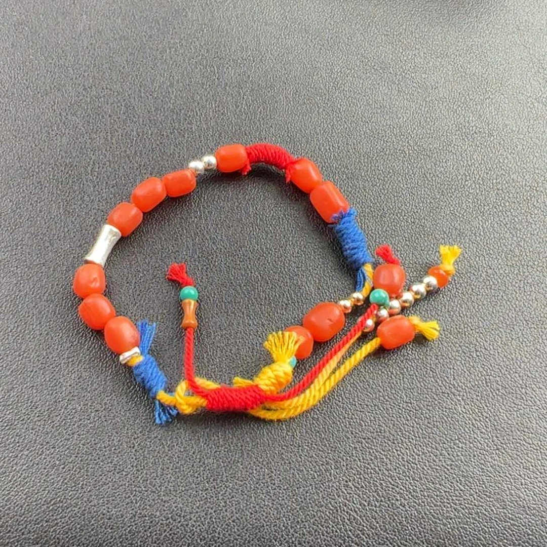 未镶嵌手串南红玛瑙打***脸