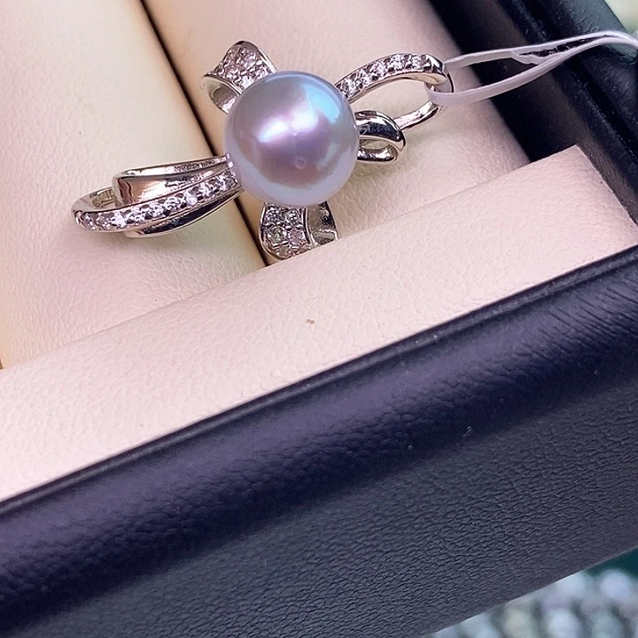 颈饰银S925镶嵌海水珍珠