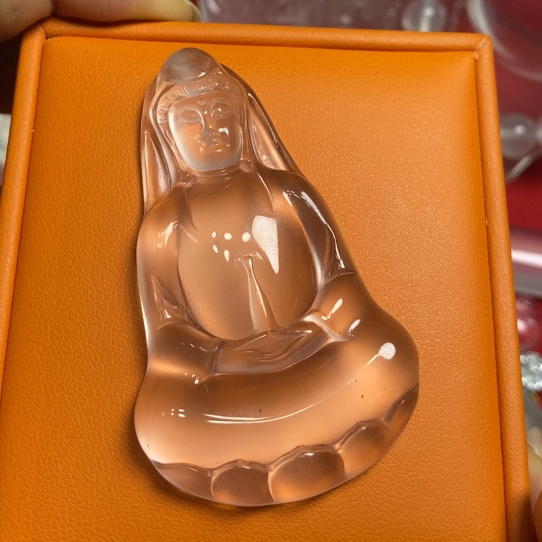 大***鲁石英质玉未镶嵌吊坠(不含链)