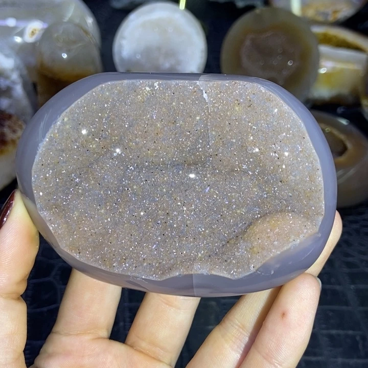 水晶未镶嵌珠宝半成品摆件