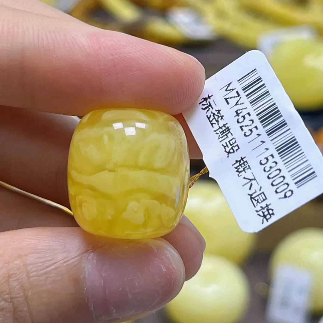 蜜之缘18.9*17.8mm.瑕.蜜之缘珠宝 天然琥珀蜜蜡