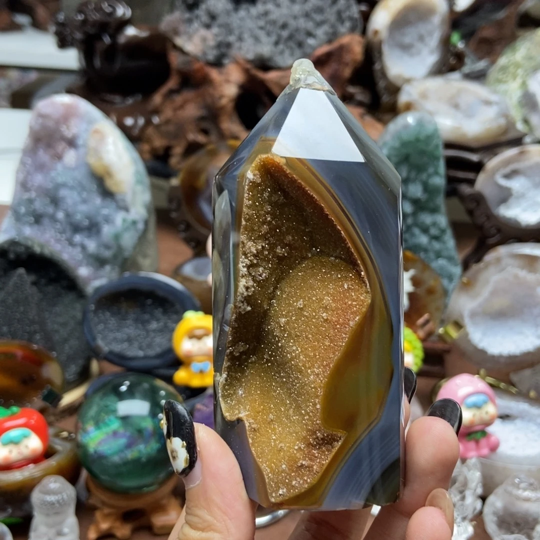 未镶嵌紫晶摆件水晶