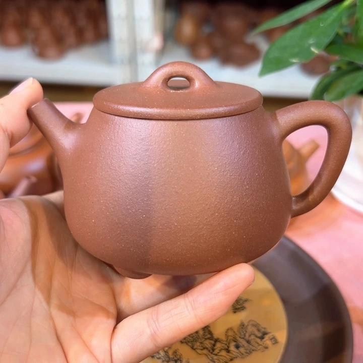 茶壶紫砂紫泥高瓢240c c