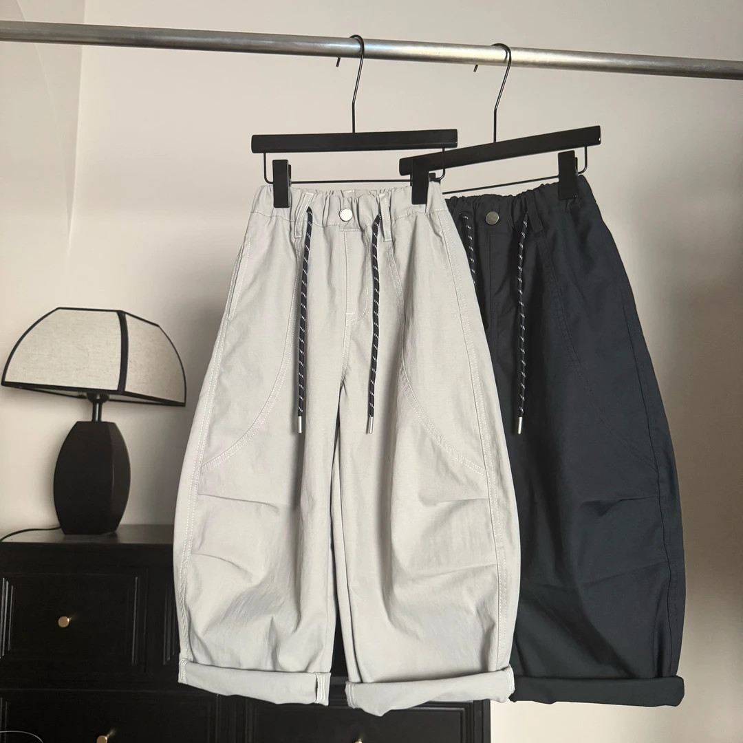 【纯棉】2025春秋季男童新款韩版儿童宽松中大童宝宝百搭休闲长裤潮