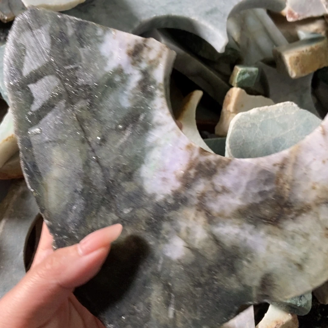 翡翠未镶嵌挂件天然翡翠