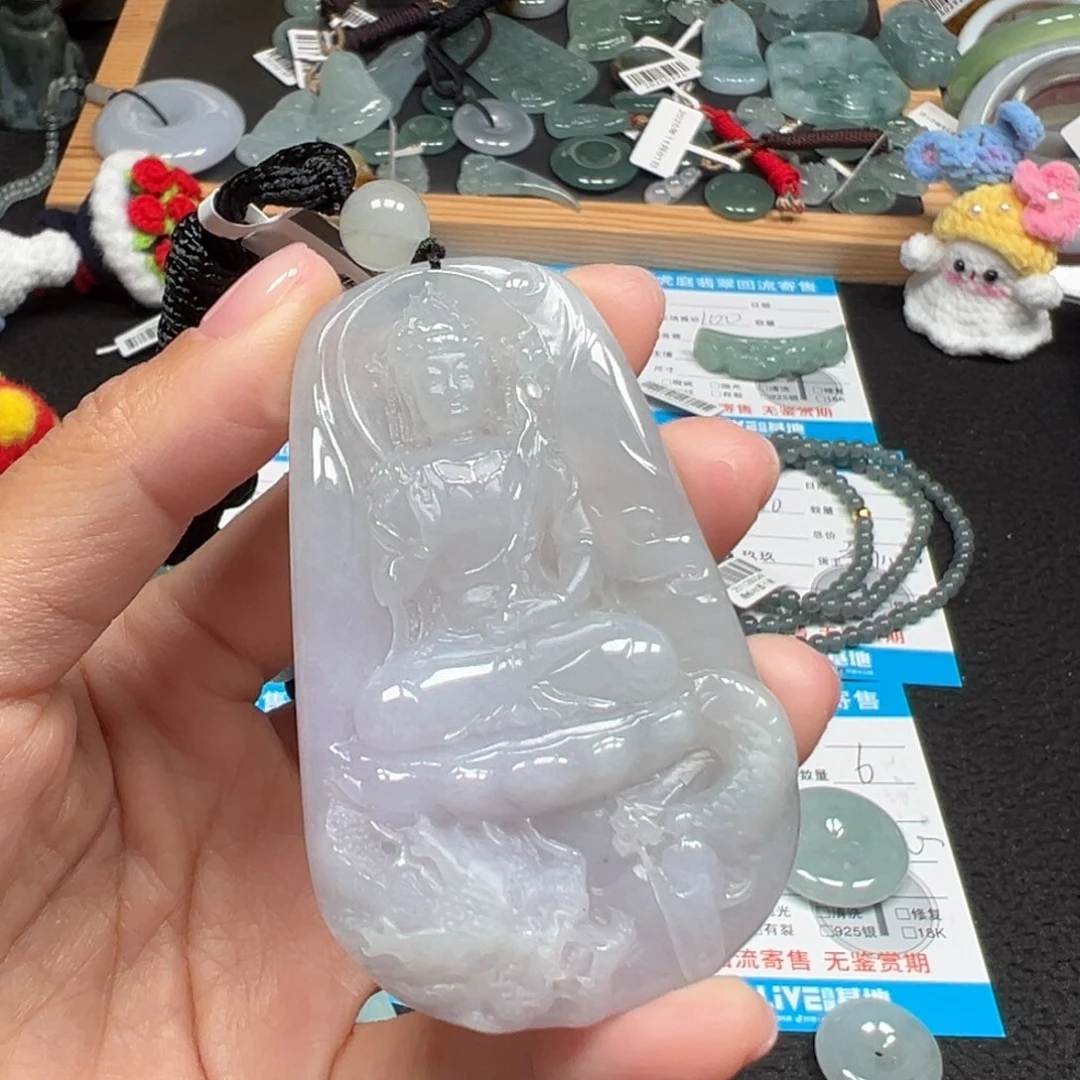 翡翠未镶嵌颈饰天然A货缅甸翡翠