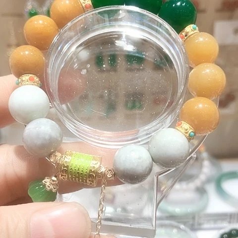 未镶嵌手链翡翠天然缅甸翡翠A货手串