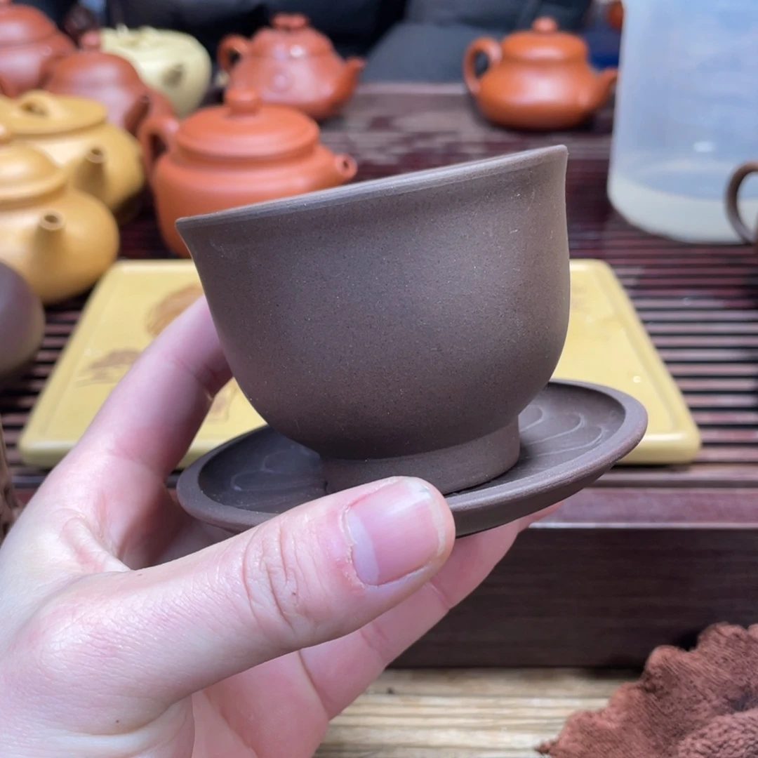 紫砂茶杯宜兴原矿