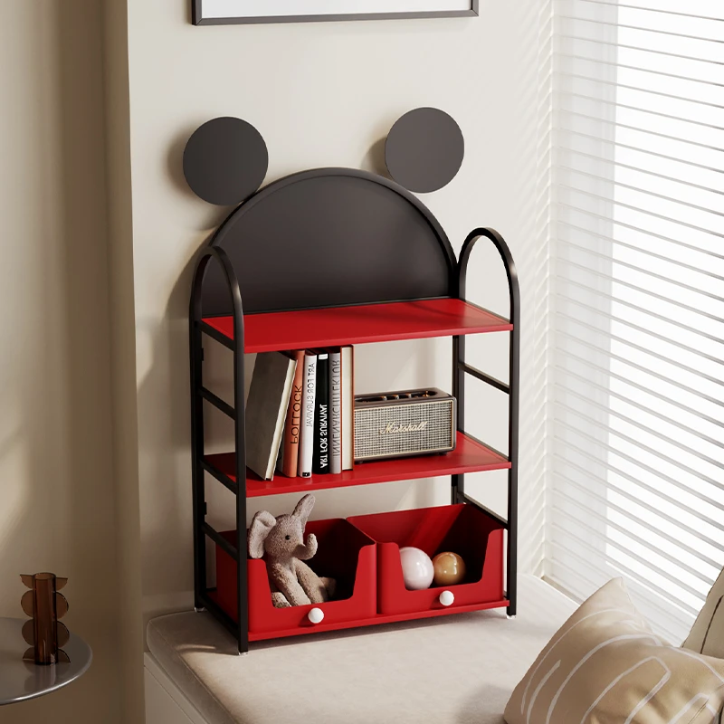 飘窗书架多层儿童卧室绘本架落地靠墙书本收纳架不占地阳台储物架