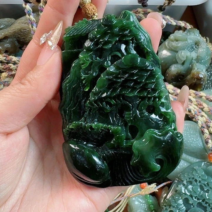 和田玉把件未镶嵌