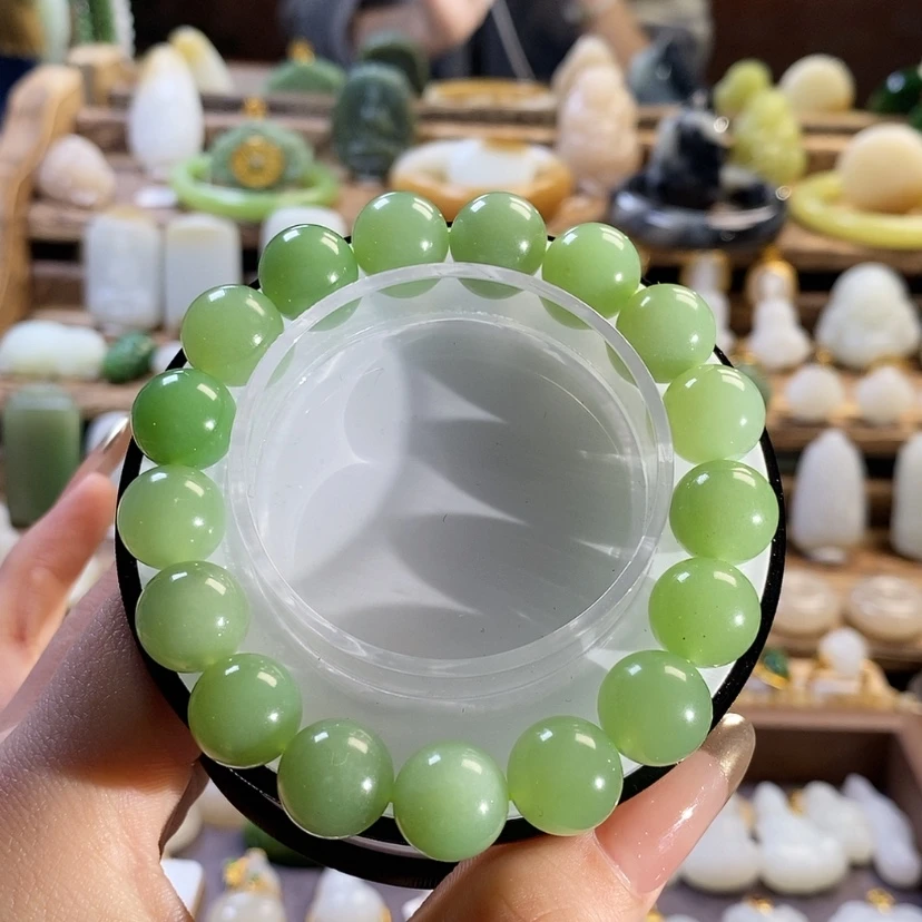 【闪购商品】和田玉手串12mm未镶嵌
