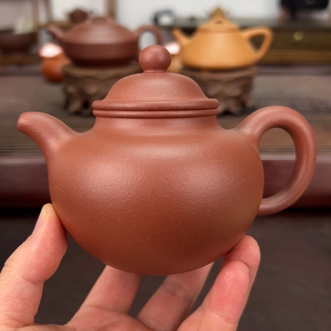 茶壶紫砂底槽青 280 毫升微微微瑕