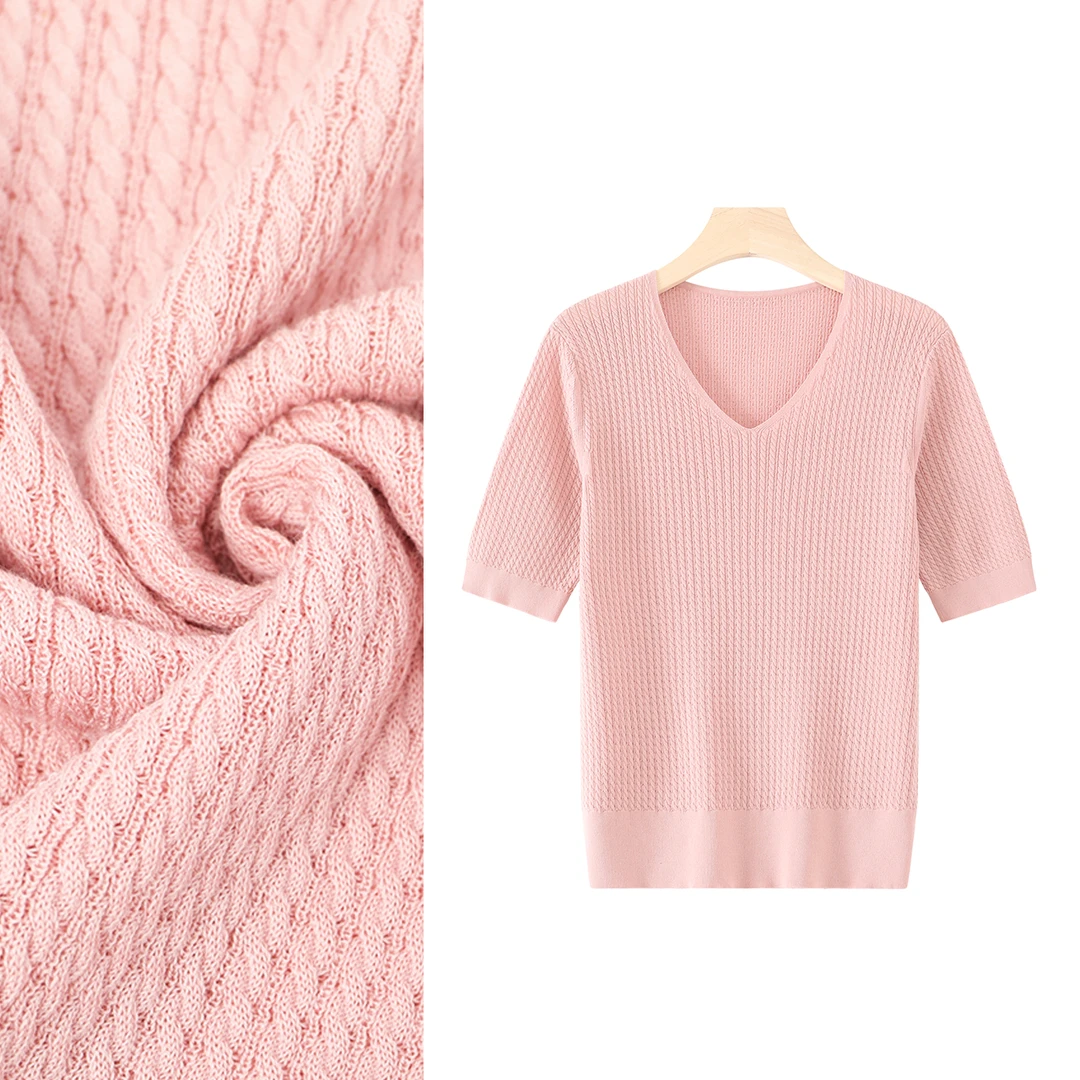 清爽~舒适不闷汗（含桑蚕丝+莱赛尔）2025春夏简约短袖女T恤