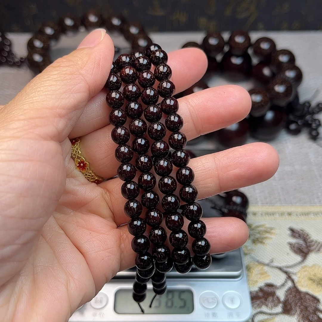 檀香紫檀（小叶紫檀）0.6 108颗 爆星