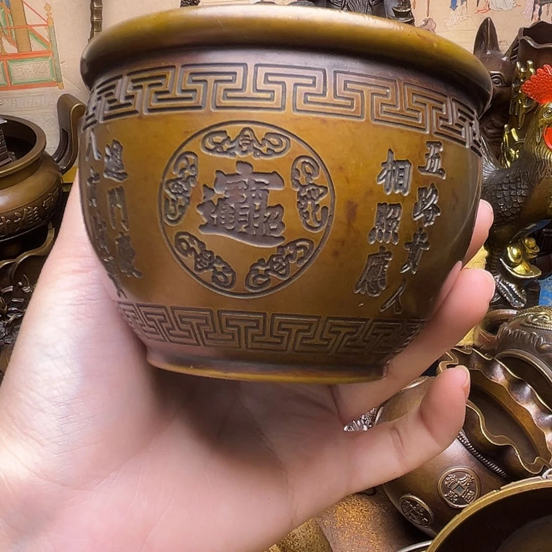 铜器摆件老王直播间