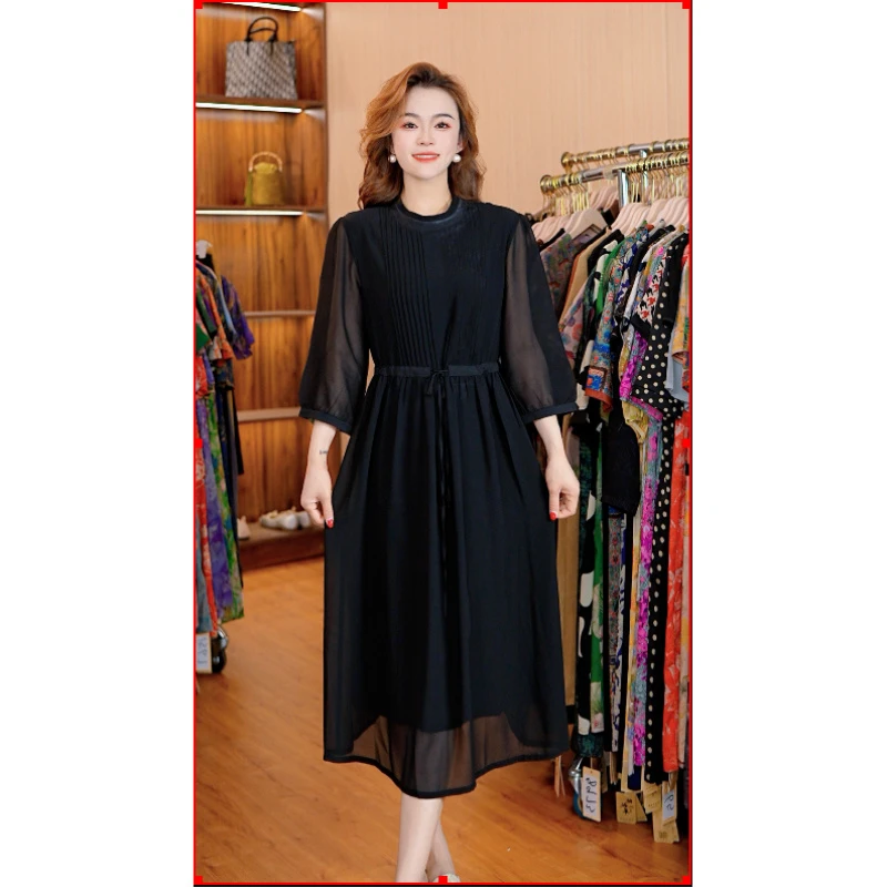 1055-31新款时尚长袖连衣裙