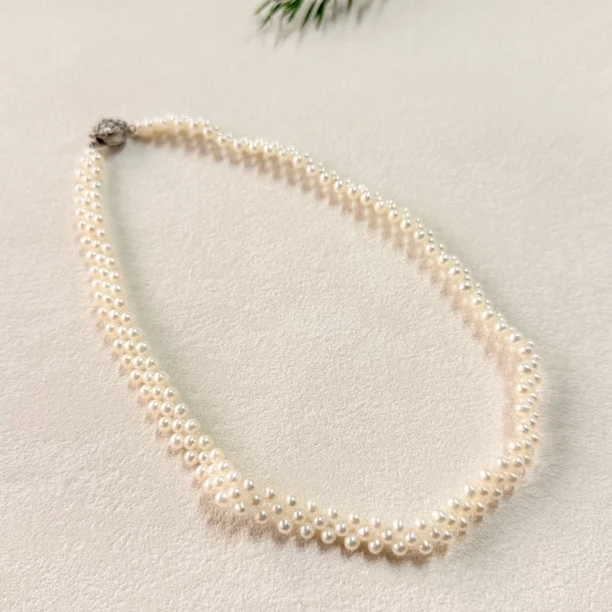 【六六中古】孤品简约淡水珍珠项链ew2346链长42