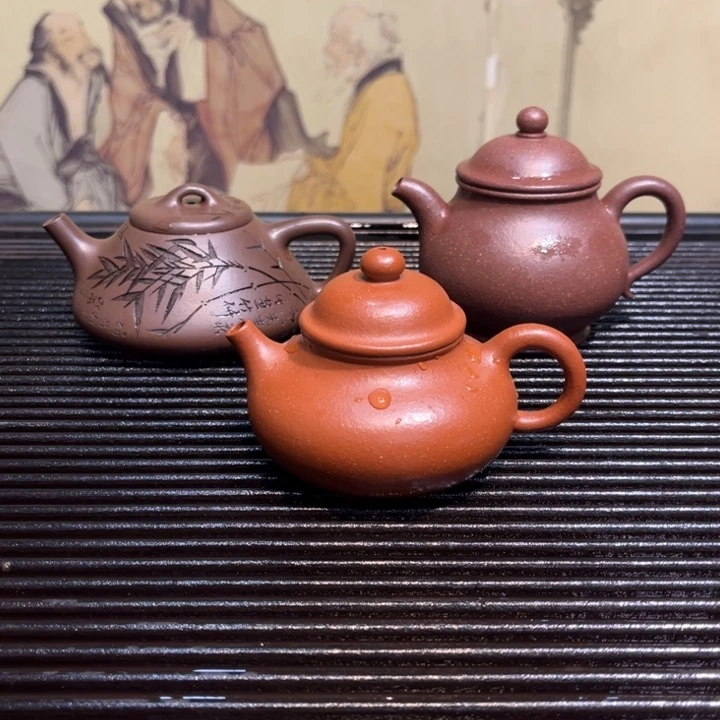 紫砂茶壶容天降坡泥