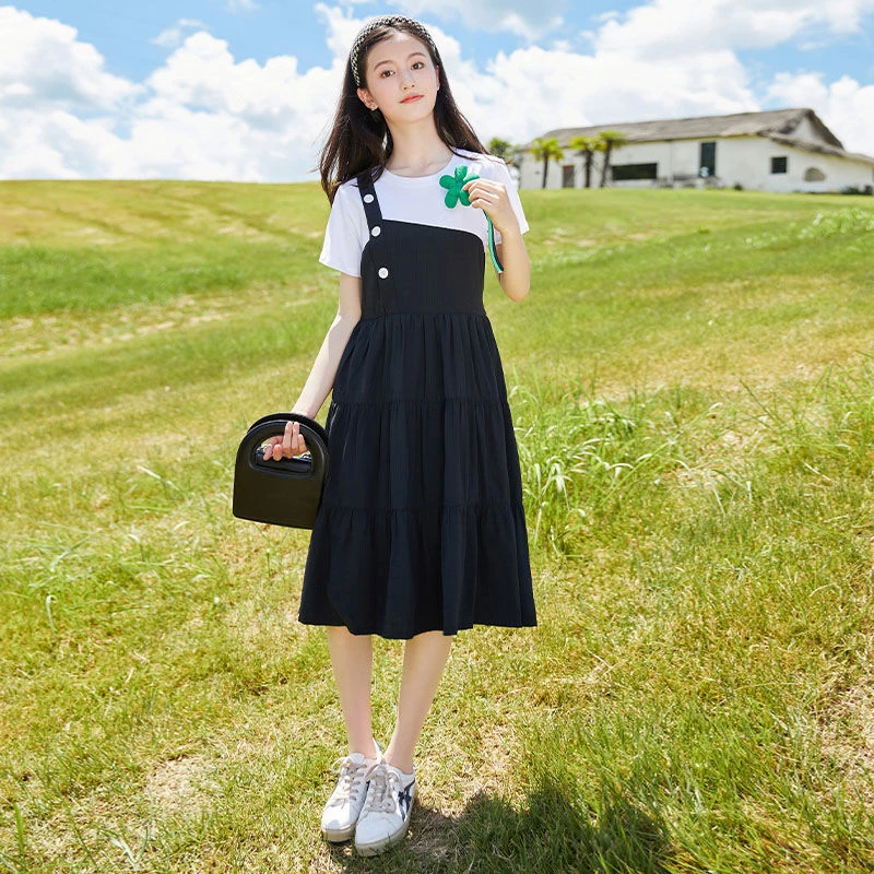 夏季夏装韩版洋气时尚显瘦连衣裙 | 女童中大童公主裙 | 3 - 14岁
