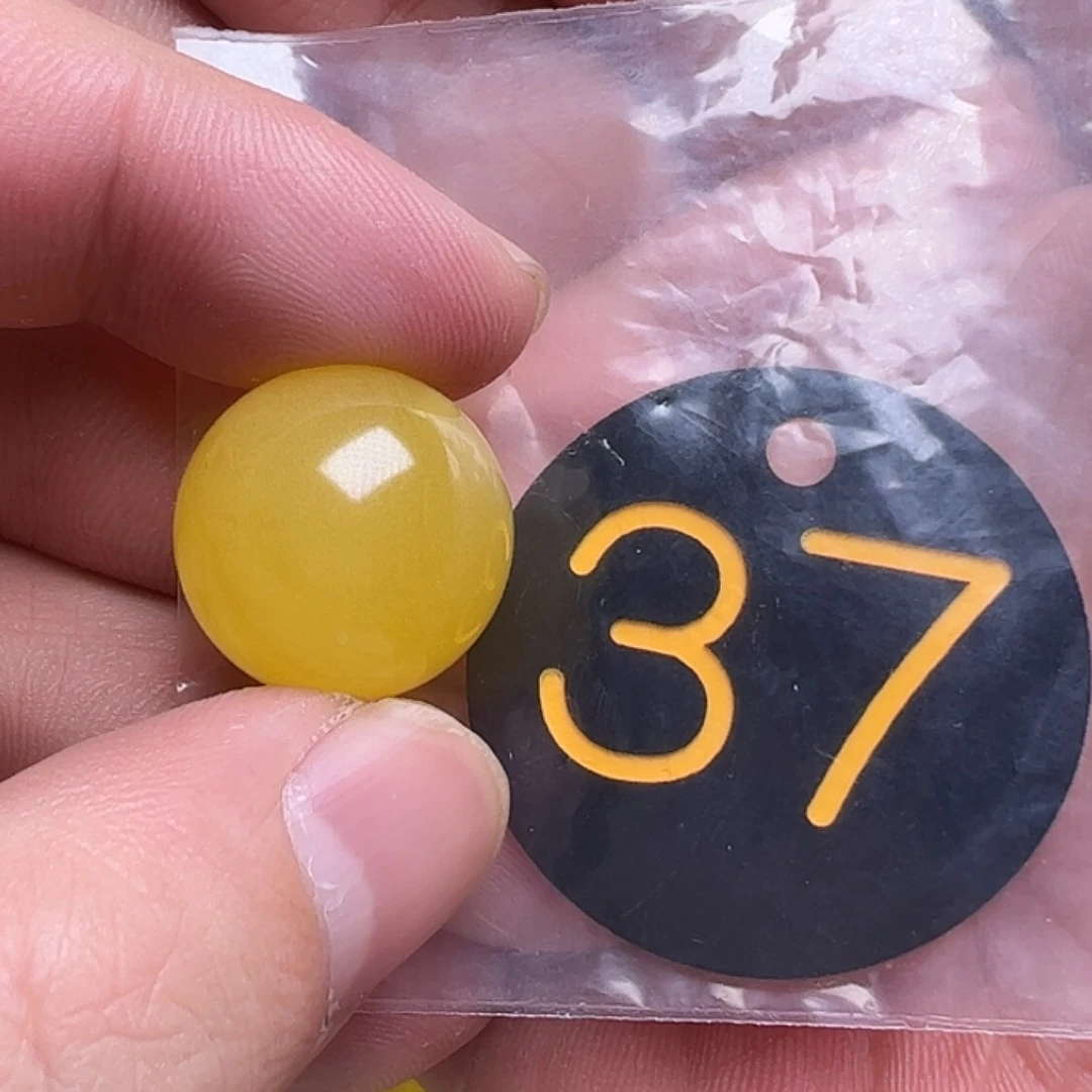 蜜蜡未镶嵌珠宝奇石19mm