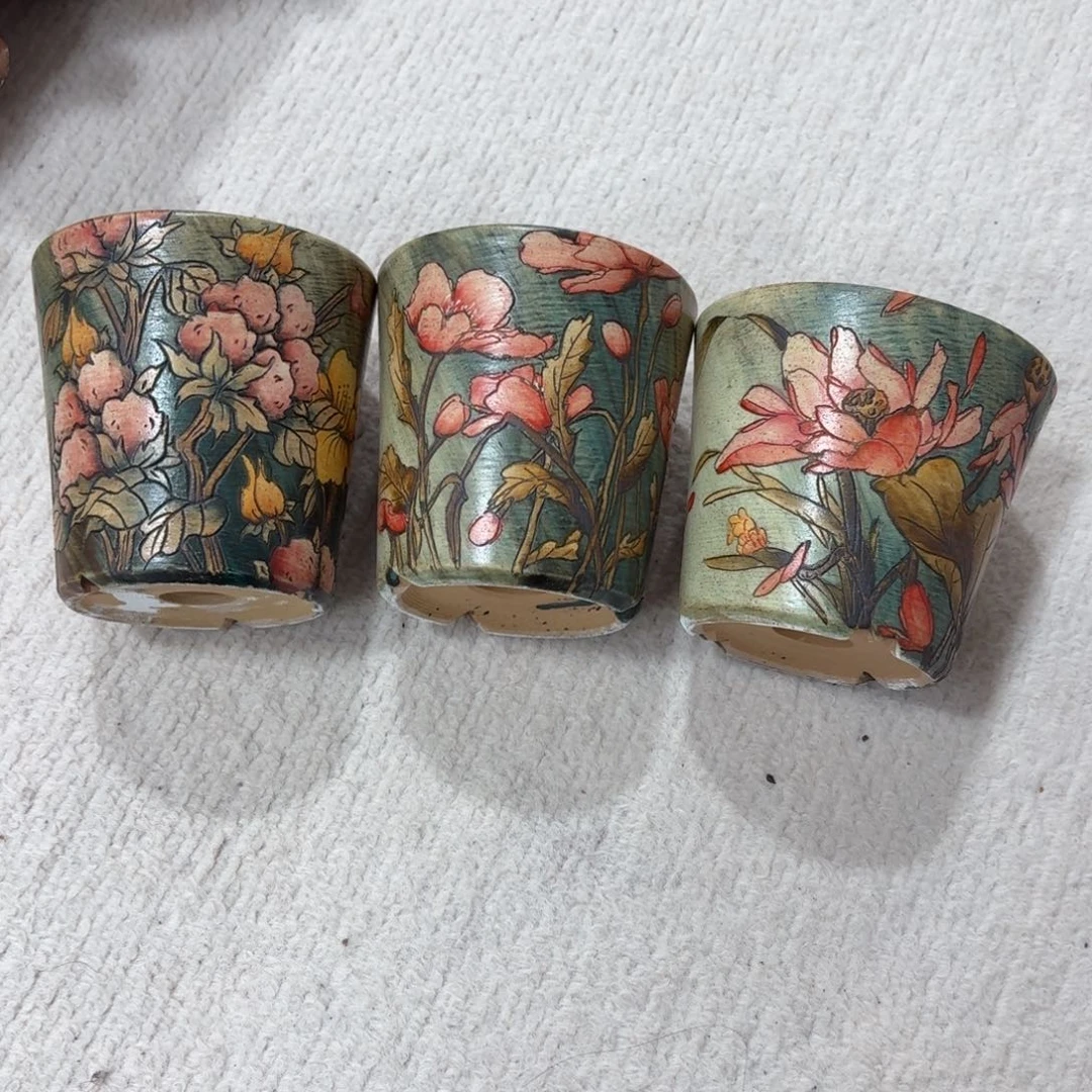 靖***雯花盆紫砂陶瓷多肉花盆精品