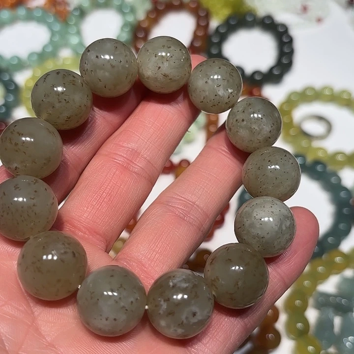 蛇纹石玉未镶嵌手串