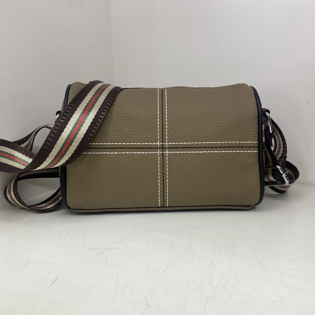 【头层牛皮】真皮女包单肩斜挎包6605