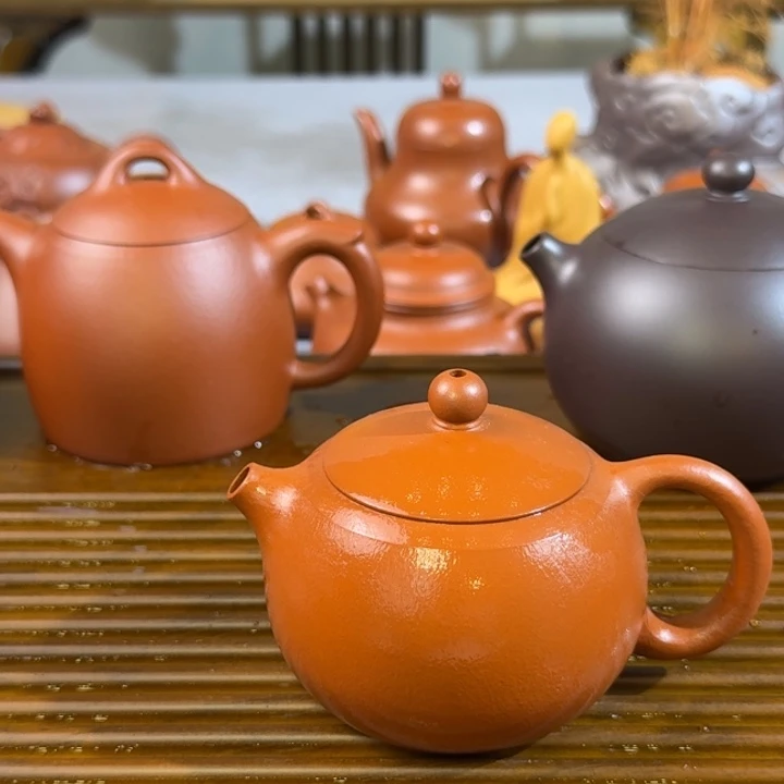 茶壶紫砂朱泥全手西施180毫升