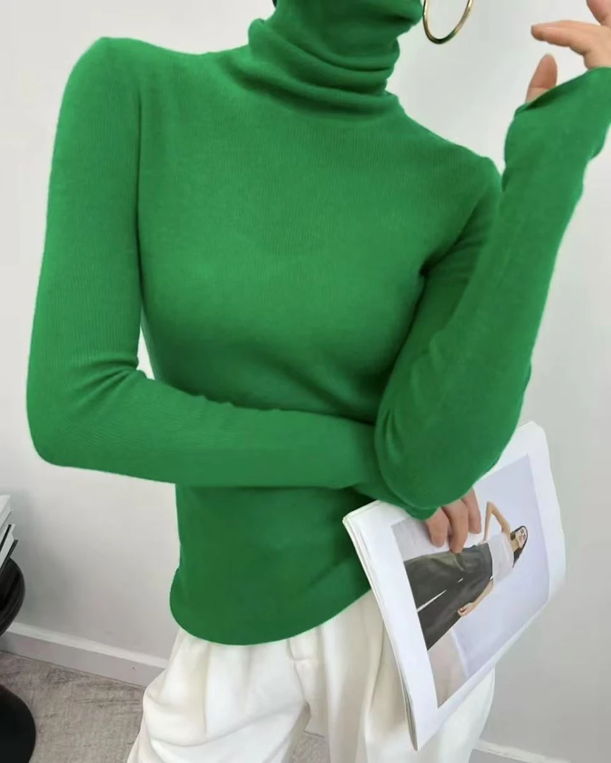 【YM高货】NN1198重工舒适感高领打底毛衣单穿长袖网红时尚加厚